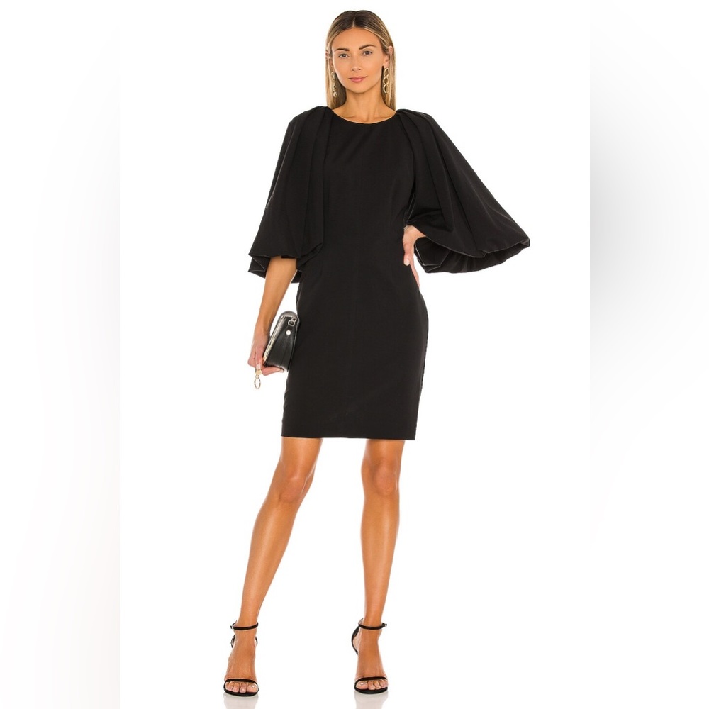 REBECCA TAYLOR
Cape-Sleeve Sheath Dress